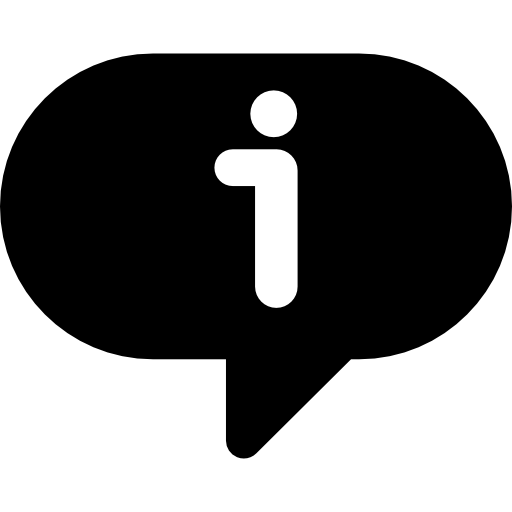 Information speech bubble